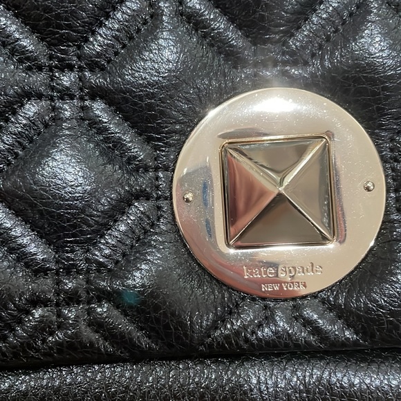 Kate Spade Black Quilted Leather Crossbody Bag - Picture 4 of 13